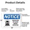 Signmission Protected By Glass Break Detector, 18 in W x Rectangle, Aluminum OS-2PACK-NS-A-1218-L-17902 - alternate 5